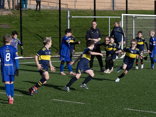 Goal celebrations from Saturday's 2015s Sean O'Kane Memorial Cup at St. Joseph's Boys School.