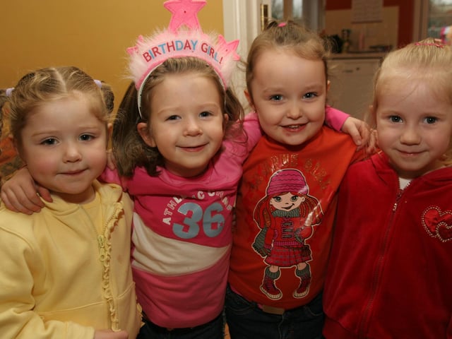 Courtney Wade's fourth birthday party back in 2005.