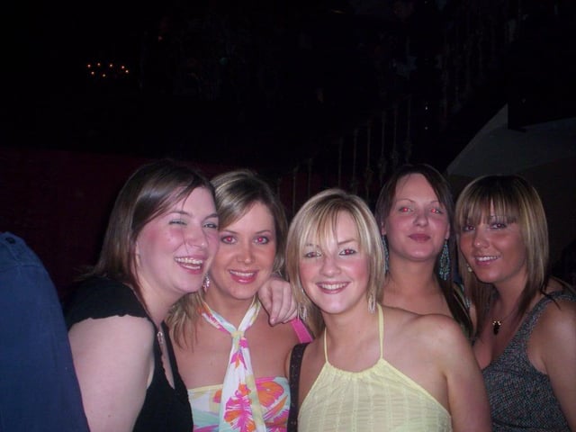 A night out in bars across Derry in May 2005, including Café Roc, The Ice Warf, Strand Bar, The River Inn, Downey’s/Sugar, and The Metro.