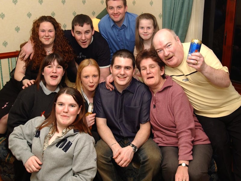 Kevin Boyle, celebrated his 21st birthday at home with his mum and dad Anne and Michael and family and friends. 