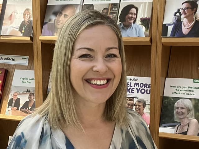 Lesley Finlay, Macmillan Health & Wellbeing Campus Manager