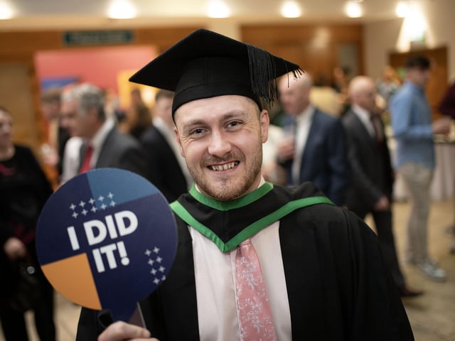 Winter graduations in Derry.