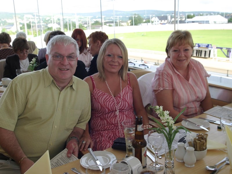 Parties and nights out in July 2004. Lifford Races