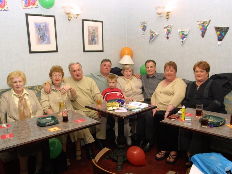 Bridie Whoriskey, Nellie McClean, Jim McClean, Damian Dunne, Veronica Hegarty, Hugh Hegarty, C. Rafferty and Elaine McFadden.