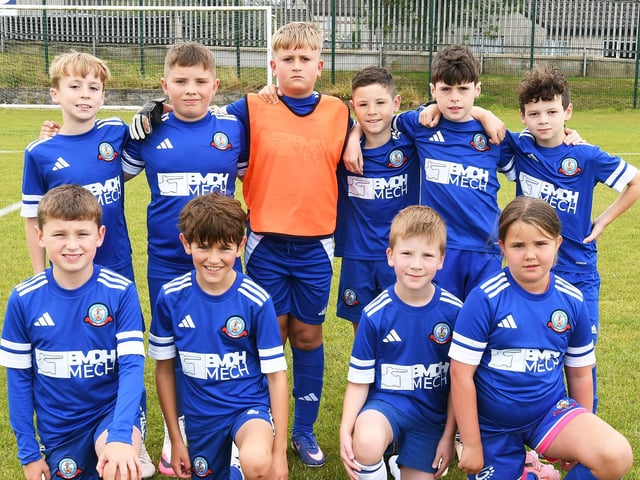 The Buncrana Hearts under-9's team which took part in the O'Neills Foyle Cup.