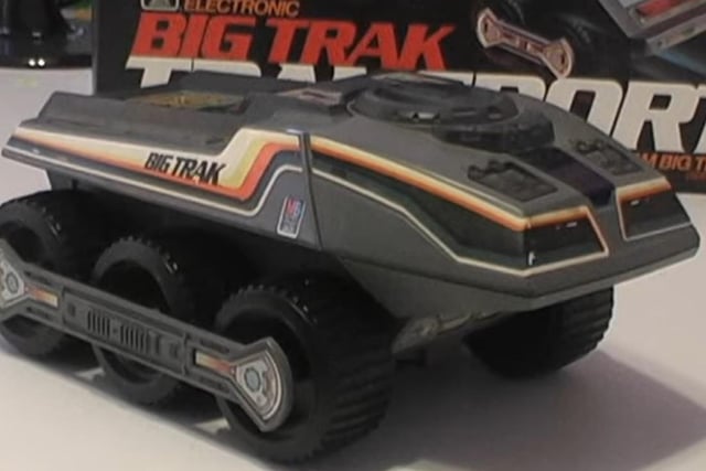 This futuristic contraption called Big Trak was ahead of its time, a programmable moving toy created by Milton Bradley in 1979.