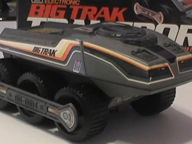 This futuristic contraption called Big Trak was ahead of its time, a programmable moving toy created by Milton Bradley in 1979.