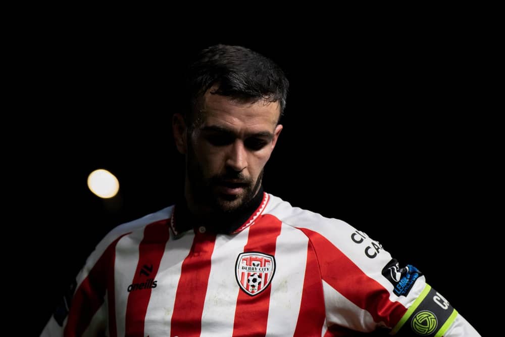 Michael Duffy has scored 17 goals this season - his best return for Derry City in two spells at his hometown club. Photo by Matthew Harvey/Sportsfile