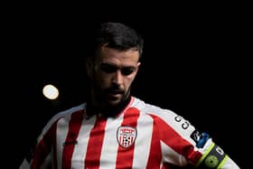 Michael Duffy has scored 17 goals this season - his best return for Derry City in two spells at his hometown club. Photo by Matthew Harvey/Sportsfile