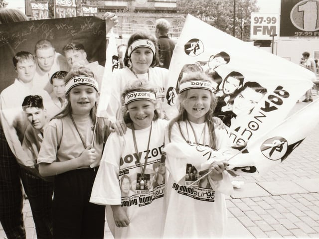 The Boyzone Roadshow in Derry back in July 1995