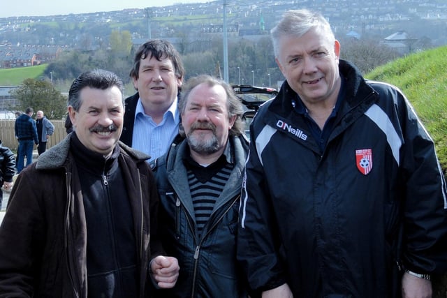 Liam Doherty, Chris McIntyre, Martin Doherty and Don Gillespie in 2011
