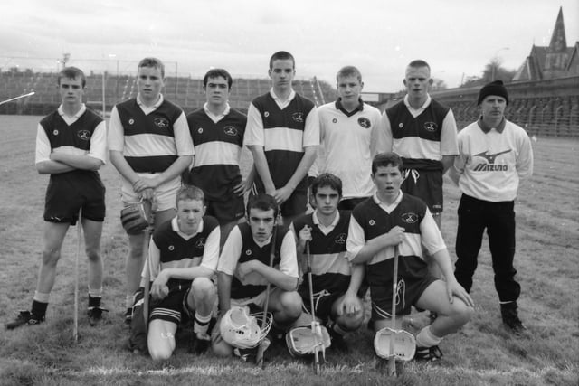 The Banagher team who were beaten finalists in the Na Magha U-16s hurling final.
