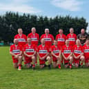 The Derry Masters team that defeated Armagh on Saturday in Pearse Og Park.