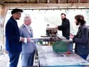 Jay Blades and King Charles III with Dominic Chinea and Jeremy Cash