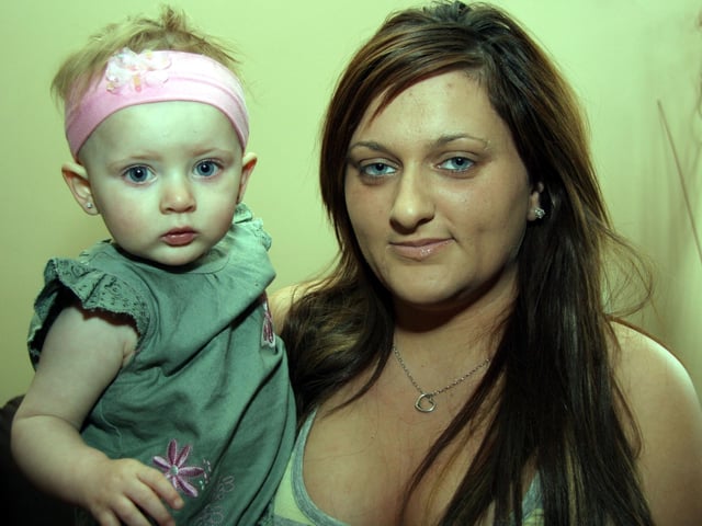 Birthday girl Taylor poses for a photograph with her mum Kerry-Marie on the occasion of her 1st birthday 0110JML : Parties and celebrations across Derry in May 2006.