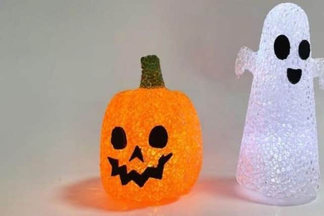 A product recall has been issued for the Poundland 'Creepy Town' Light Up Ghost & Pumpkin Halloween decoration.