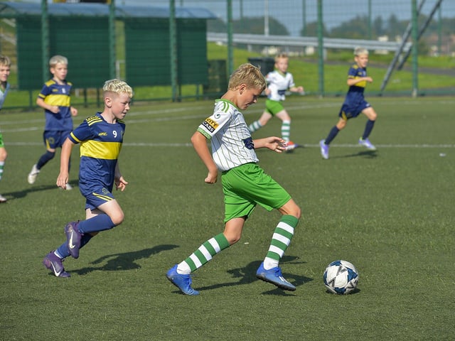 TOTHC against Don Boscos at the Kian Dawson Kirk Memorial Cup competition held at Leafair. Photo: George Sweeney
