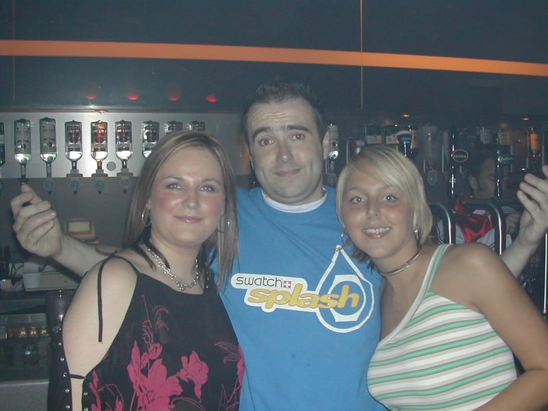 A night out in Sugar Niteclub in Derry in September 2003