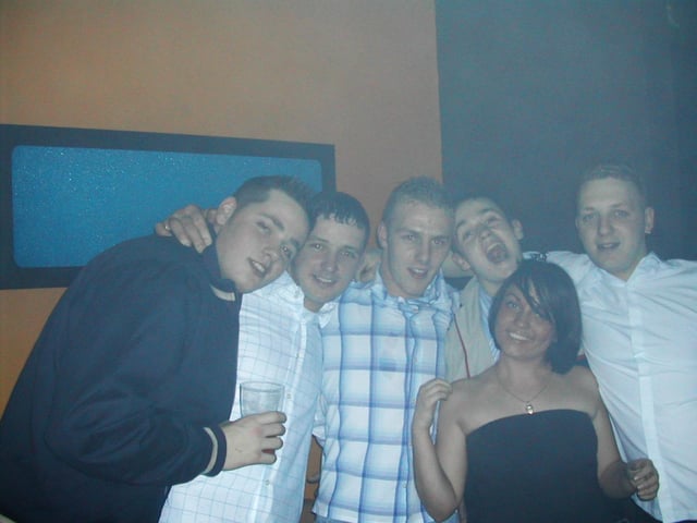Revellers enjoying a night out in the Strand Bar night club back in 2001.