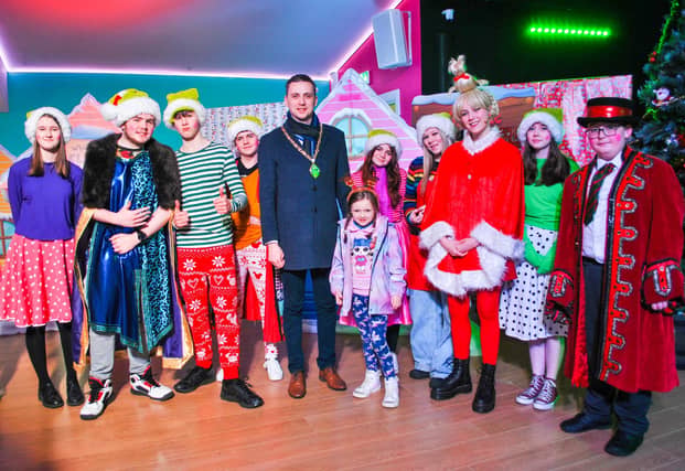 'Twas the week before Christmas' in Studio 2 in Derry with the Grinch, Santa, Mrs Claus, Cindy Lou Who, the elves and a Christmas Fairy.