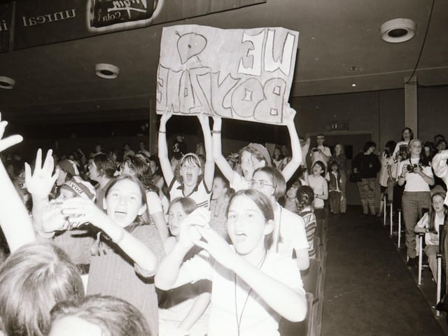 Boyzone performed at the Rialto Derry in July 1995.