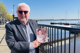 Colum Arbuckle with his new book.