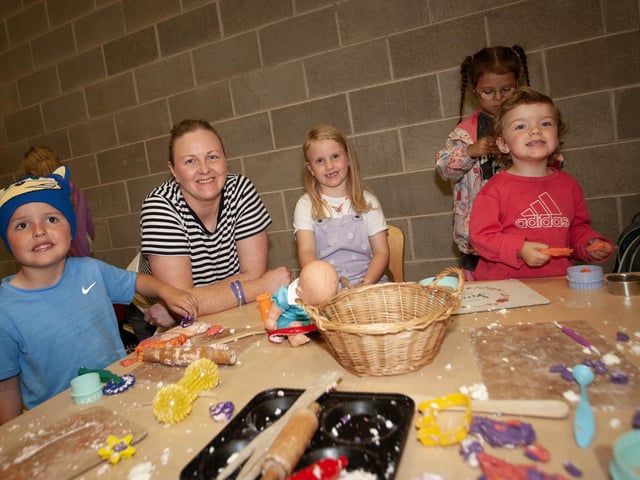 Fun and games baking at Friday night's Féile 23 Big Night Out at Long Tower Youth Club, Derry.