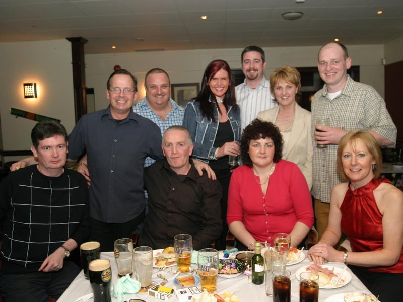 Party celebrations back in 2004: Jacqueline and Adrian Melaugh
