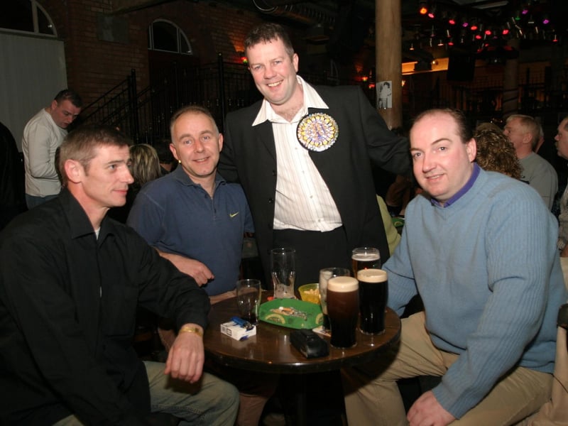 Party celebrations back in 2004: Neil Forbes.