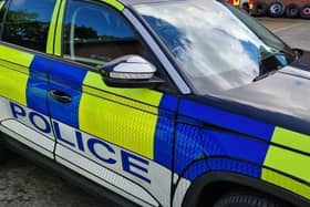 The Police Service of Northern Ireland car.