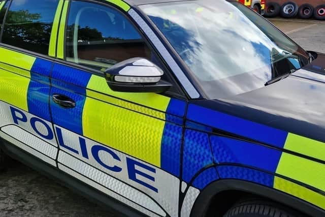 The Police Service of Northern Ireland car.