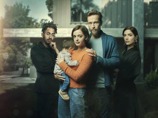 The Ex-Wife stars Jordan Stephens, Céline Buckens, Tom Mison and Janet Montgomery