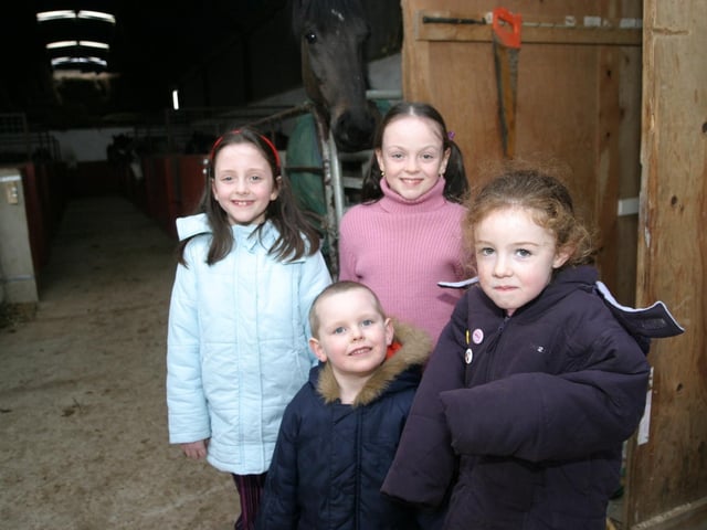 Party celebrations back in 2004: Megan McGarrigle.
