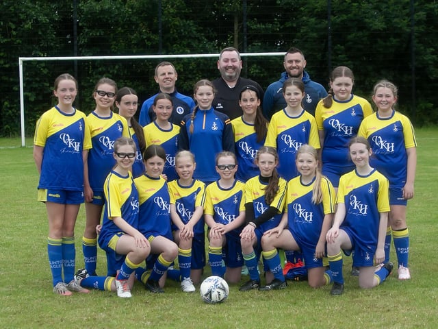 Eglinton Eagles u-13 girls team.