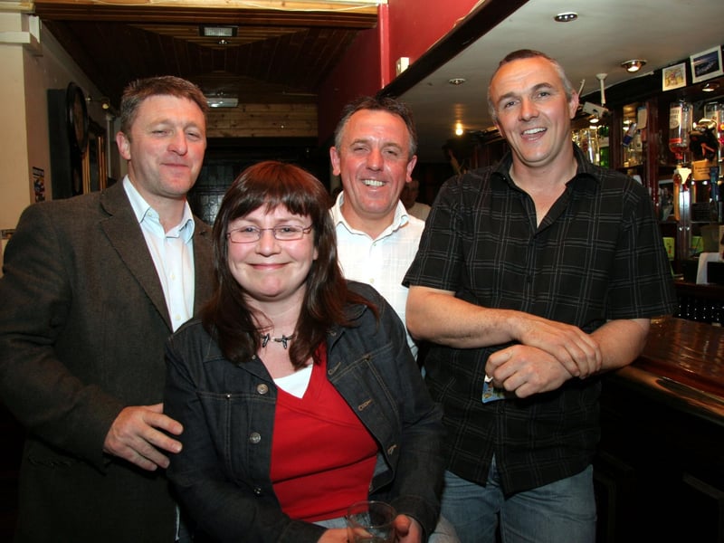 Kevin McKinney, Liam Hamilton, Charlie Nash, Margaret Semple 0605JML : Parties and celebrations June 2006: Northlands Fundraiser.