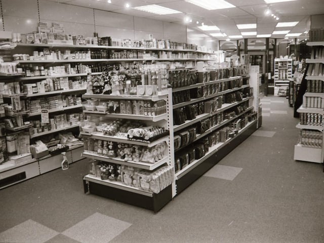 Inside Tierney's Chemist.