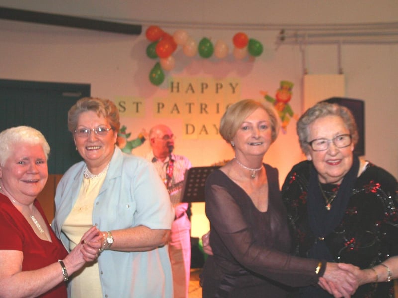 Celebrations at The Gasyard back in March 2004.