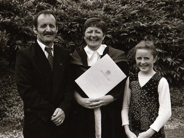 Graduates from Derry’s Magee, back in July 1995.