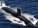 A Trafalgar class submarine. It's been suggested the submarine spotted at the weekend was of the newer Astute class.