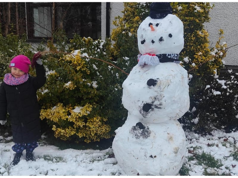 This is Frosty the snowman. Photo: Eibhlin O'Hagan.