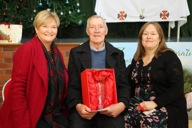 St Cecilia’s caretaker Tony Morrison retired on Thursday after 47 years in the school.