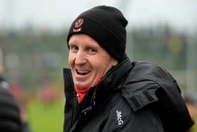 Johnny McGarvey's senior hurlers made it two wins from two games by defeating Donegal in Letterkenny. Photo: George Sweeney