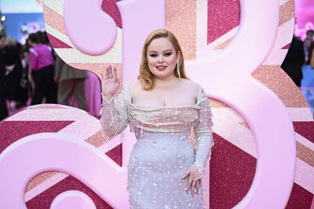 LONDON, ENGLAND - JULY 12: Nicola Coughlan attends the "Barbie" European Premiere at Cineworld Leicester Square on July 12, 2023 in London, England. (Photo by Gareth Cattermole/Getty Images)