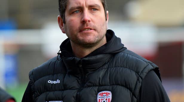Derry City Ruaidhrí Higgins. Photo: George Sweeney. DER2305GS – 41