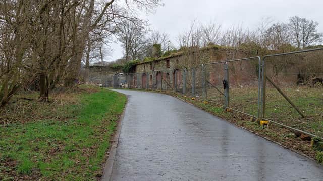 The stables, which predate Boom Hall.