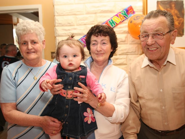 A birthday party for Naomi Brown back in 2005.