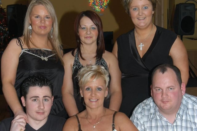 People in Derry celebrating parties during the 2004-5 festive season.