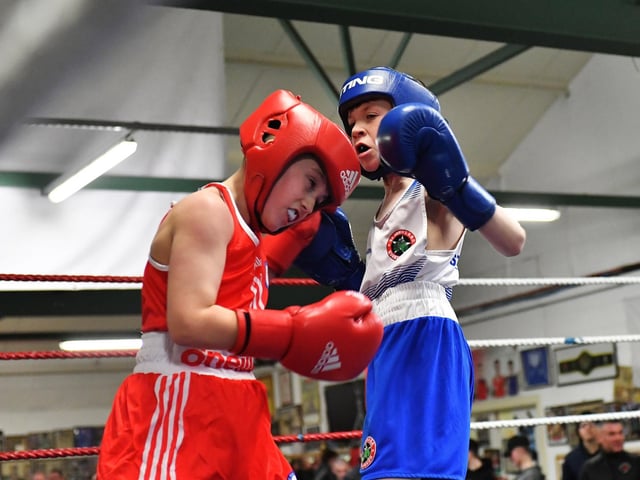 Shane Green, The Ring v Finnian Devlin, St Johns. Photograph: George Sweeney