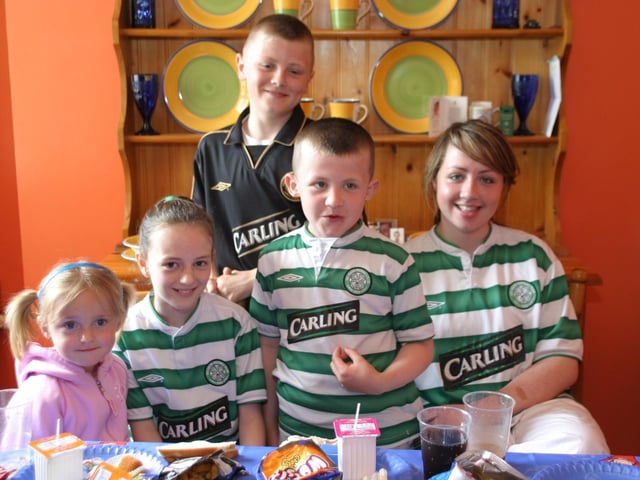 Party celebrations back in June 2004.