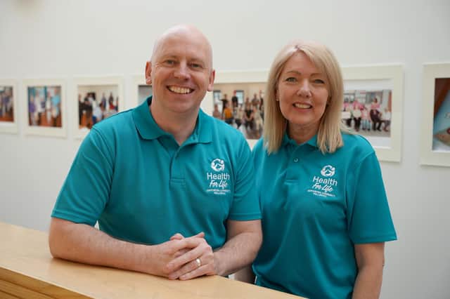 George McGowan, Project Director and Mary Breslin, Deputy Director, of Health For Life